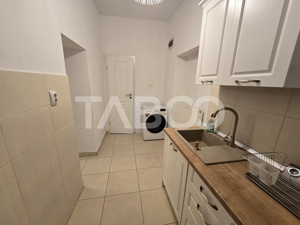 Apartament de vanzare in Centrul Istoric Sibiu 90 mpu mobilat utilat