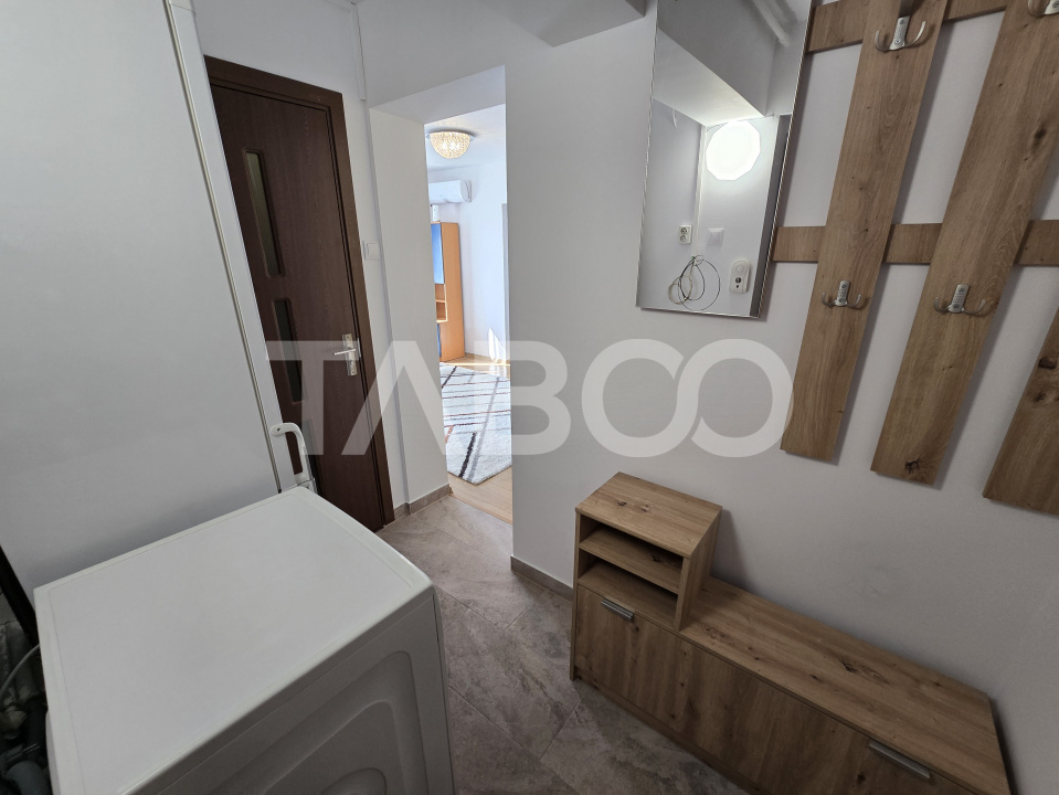 Apartament de vanzare la etaj intermediar renovat mobilat utilat Sibiu