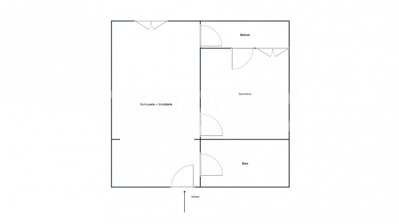 Apartament de vanzare loc de parcare 2 camere si balcon in Sibiu
