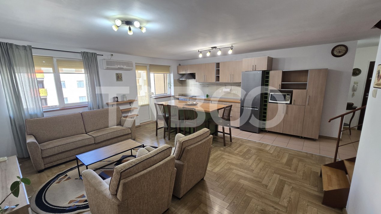 Apartament de vanzare Rahovei 3 camere 2 bai balcon mobilat utilat