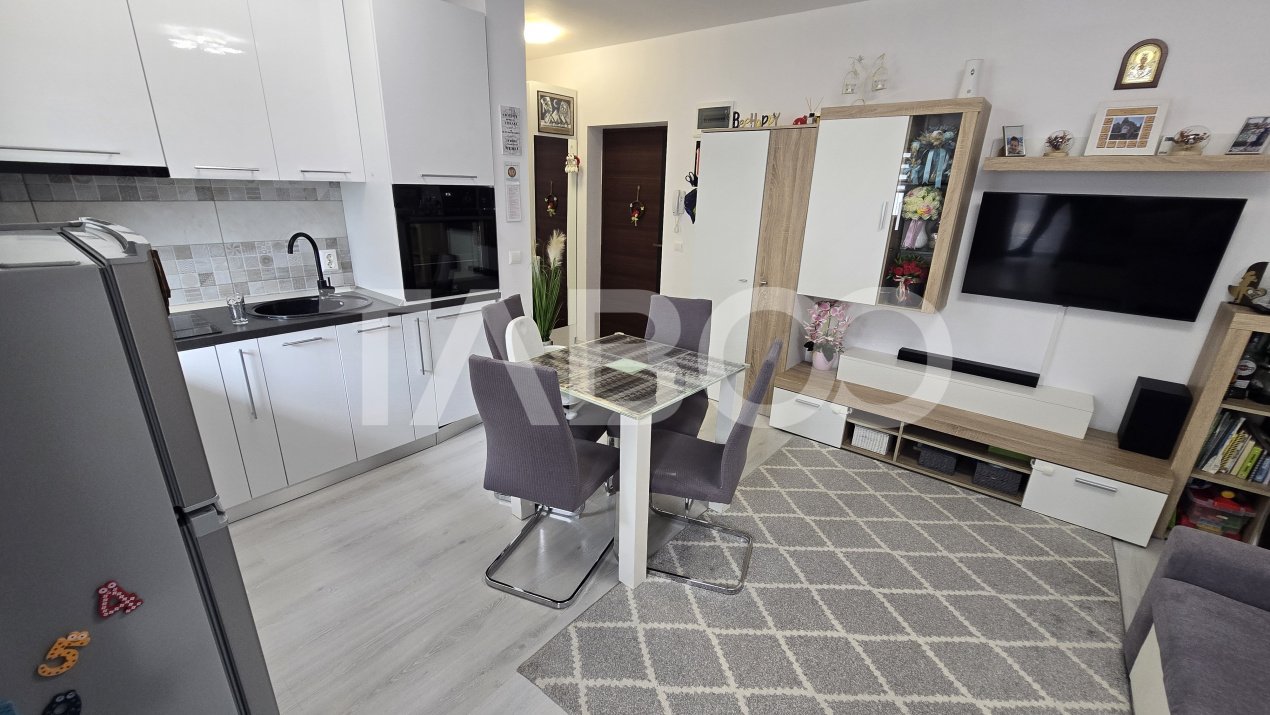 Apartament de vanzare Turnisor 2 camere balcon parcare mobilat utilat