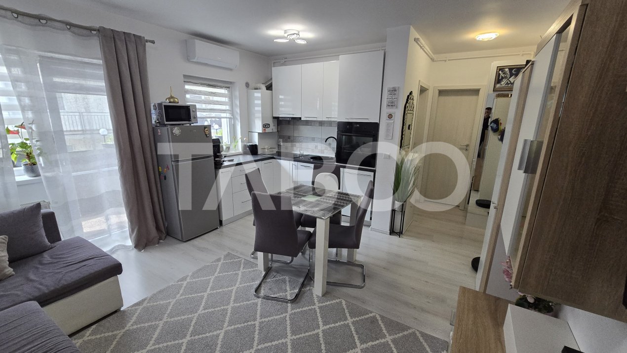 Apartament de vanzare Turnisor 2 camere balcon parcare mobilat utilat