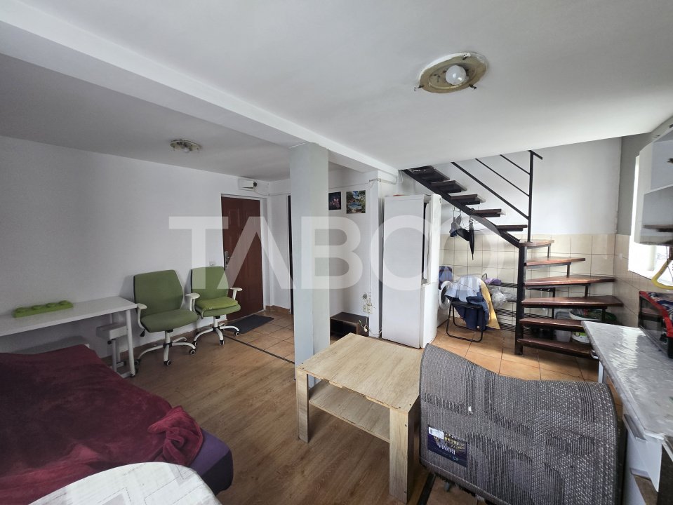 Apartament de vanzare51 mpu mobilat utilat zona Vasile Aaron Sibiu   in Sibiu - Semaforului