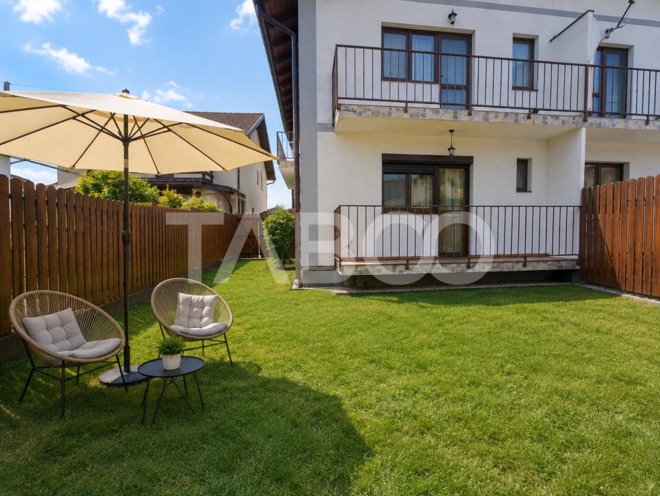 Apartament de vazare 2 camere cu gradina proprie de 86 mp si parcare in Sibiu - George Matei Cantacuzino