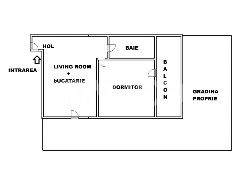 Apartament de vazare 2 camere cu gradina proprie de 86 mp si parcare