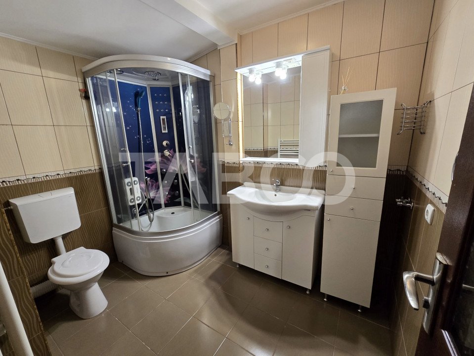 Apartament decomandat 106 utili 4 camere 2 bai 2 balcoane Milea Sibiu
