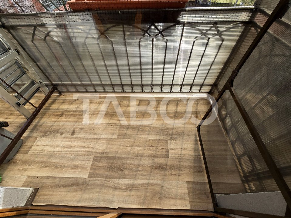 Apartament decomandat 106 utili 4 camere 2 bai 2 balcoane Milea Sibiu