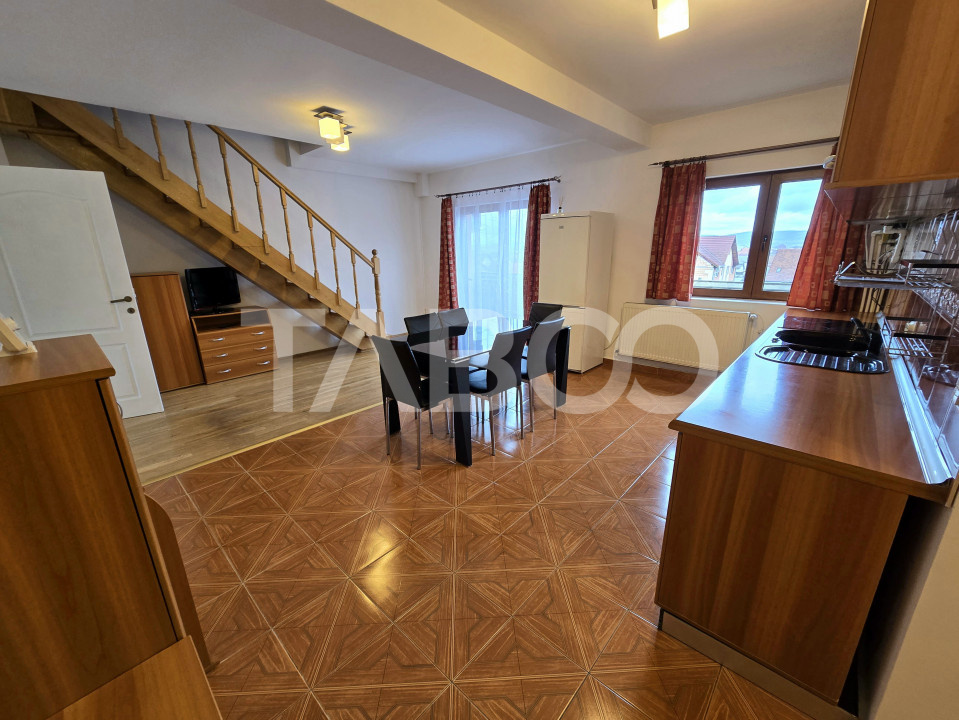 Apartament decomandat 106 utili 4 camere 2 bai 2 balcoane Milea Sibiu