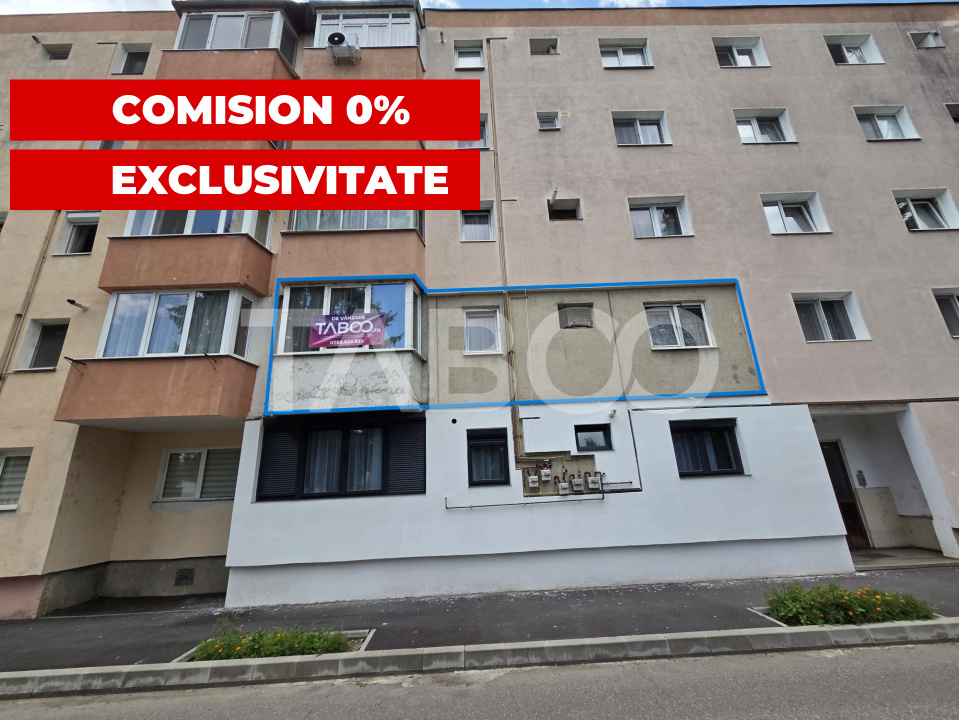 Apartament decomandat 2 camere 50 mp utili etaj 1 Bulevardul Unirii in Fagaras - Bulevardul Unirii