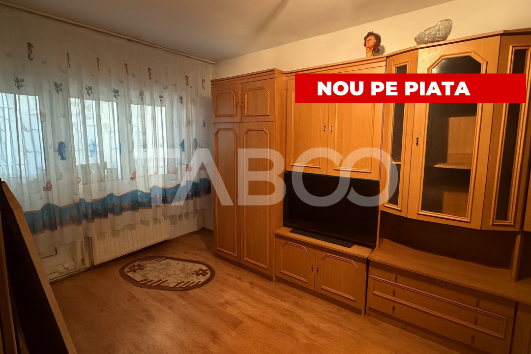 Apartament decomandat 2 camere 54mpu pivnita balcon Vasile Aaron Sibiu