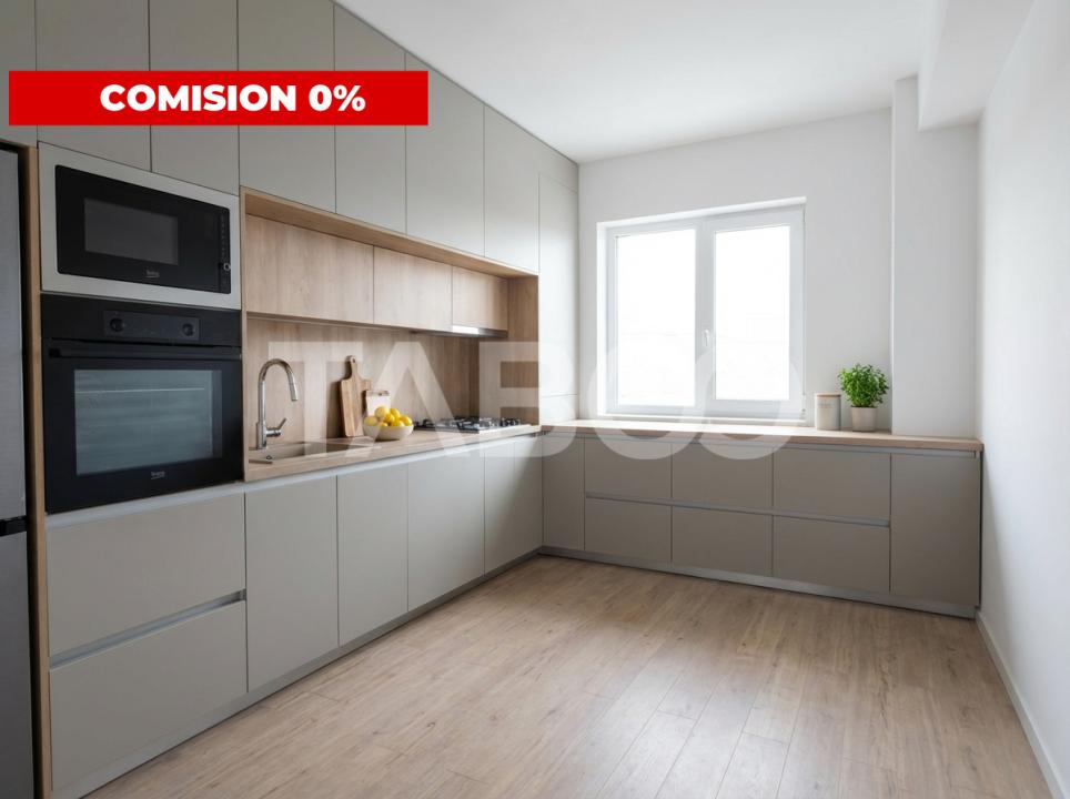 Apartament decomandat 2 camere 60 mp utili cu pivnita si parcare in Sibiu - Calea Surii Mici