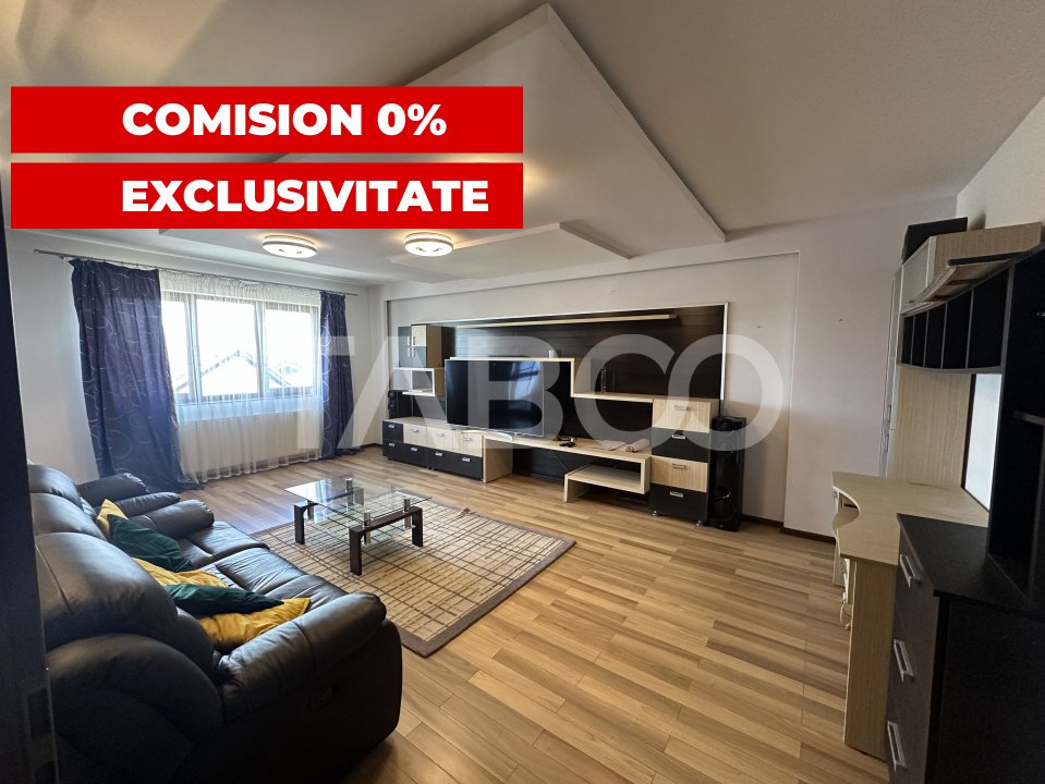 Apartament decomandat 2 camere 61 mpu etaj 2 loc de parcare in Sibiu - Grigore Ionescu
