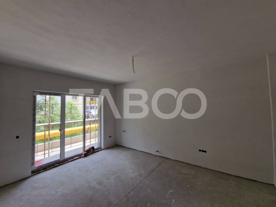 Apartament decomandat 2 camere 63 mpu 2 balcoane Rahovei Sibiu