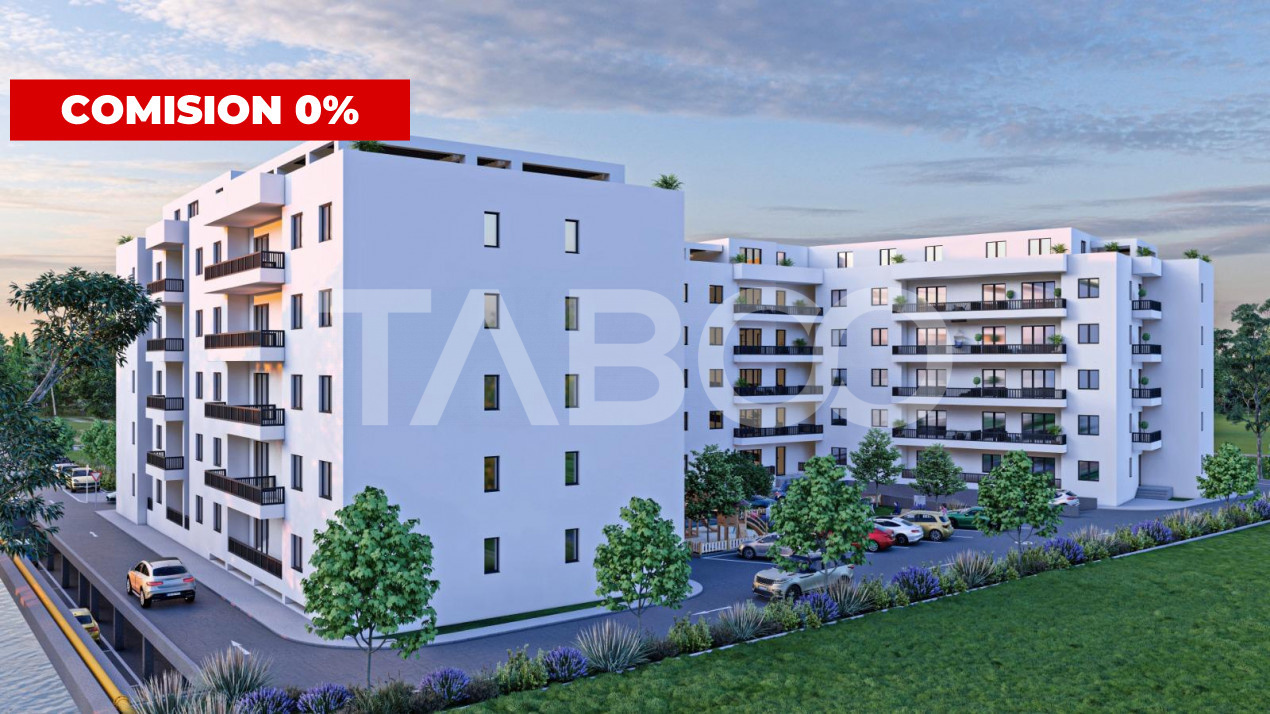 Apartament decomandat 2 camere 63 mpu 2 balcoane zona Rahovei Sibiu