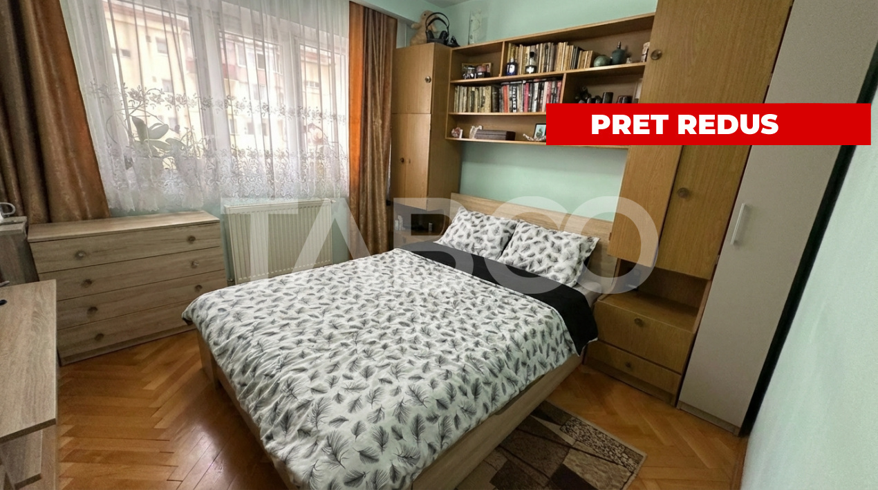 Apartament decomandat 2 camere cu Pivnita zona Valea Aurie Sibiu