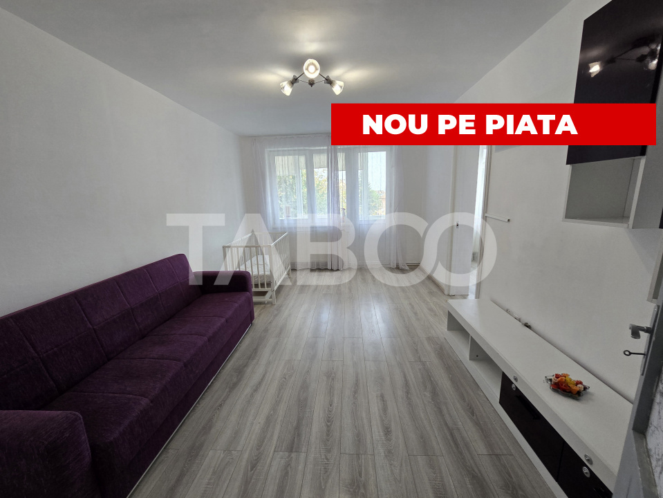 Apartament decomandat 2 camere etaj intermediar 3 balcon Rahovei Sibiu