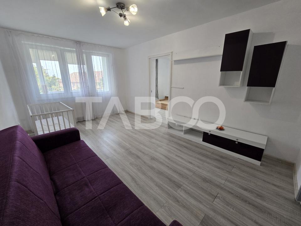 Apartament decomandat 2 camere etaj intermediar 3 balcon Rahovei Sibiu