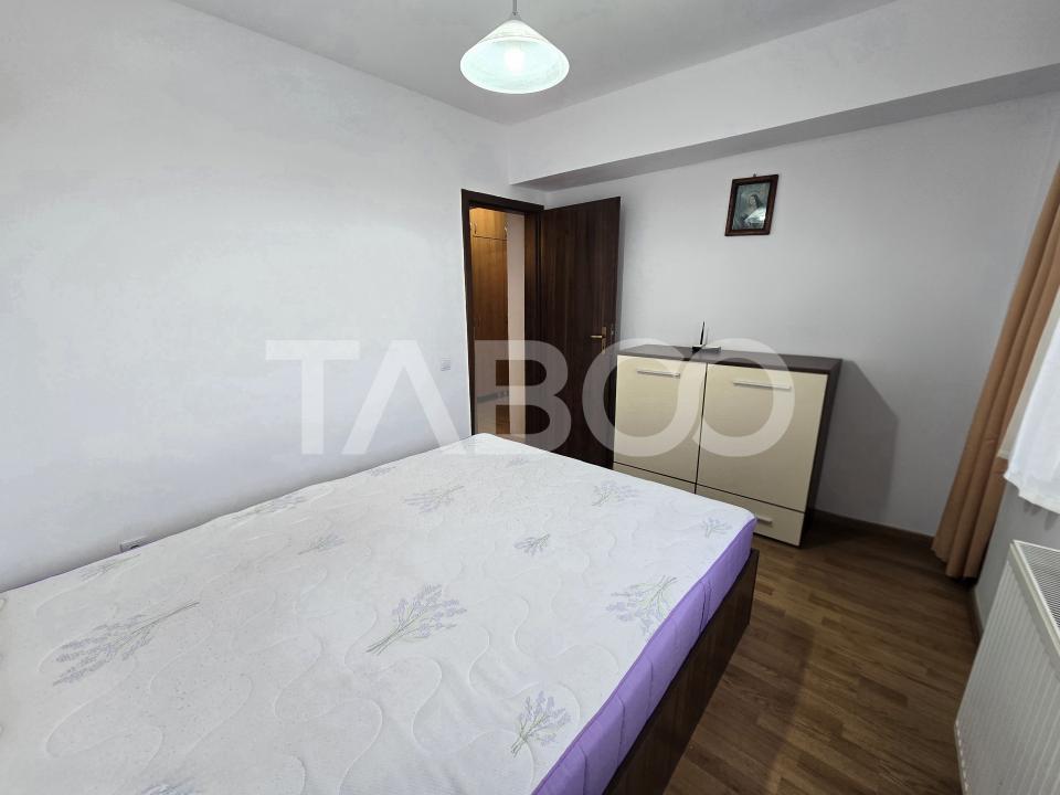 Apartament decomandat 2 camere mobilat etaj 3 cu lift Turnisor Sibiu