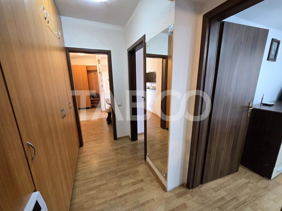 Apartament decomandat 2 camere mobilat etaj 3 cu lift Turnisor Sibiu