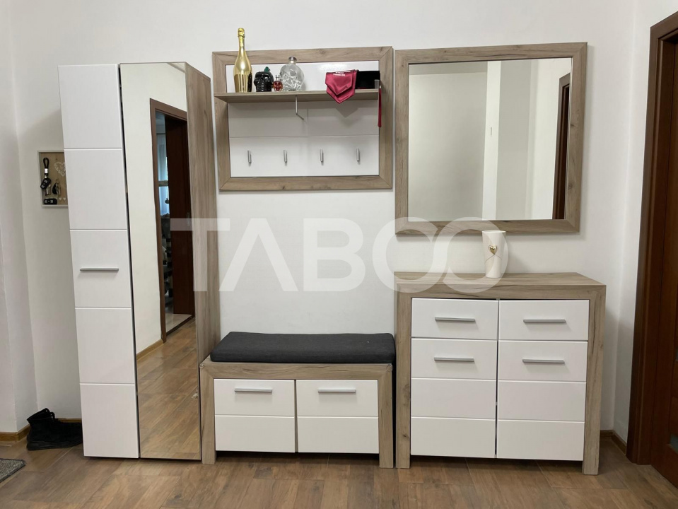 Apartament decomandat 2 camere mobilat si utilat Pictor Brana Selimbar