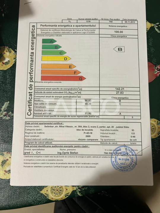 Apartament decomandat  2 camere si balcon 54 mpu zona Brana Selimbar