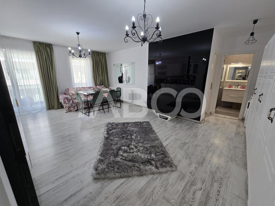 Apartament decomandat 3 camere 2 bai balcon lift City Residence Sibiu