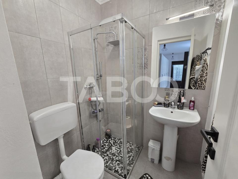 Apartament decomandat 3 camere 2 bai balcon lift City Residence Sibiu