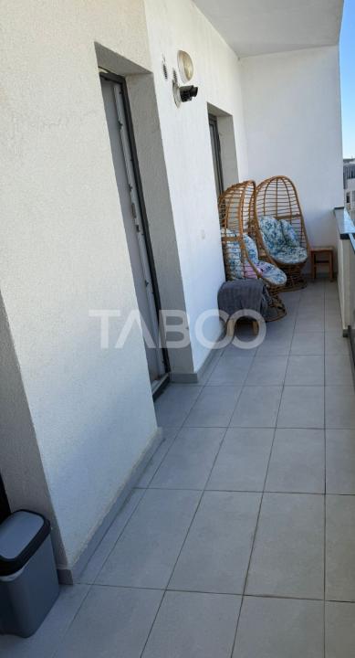 Apartament decomandat 3 camere 2 bai balcon lift City Residence Sibiu