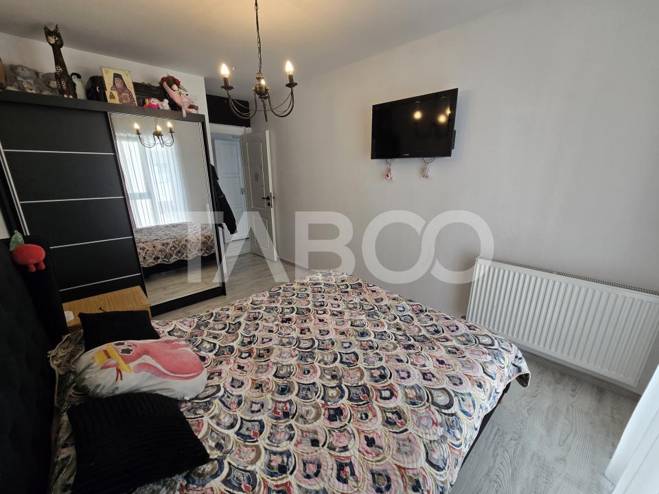 Apartament decomandat 3 camere 2 bai balcon lift City Residence Sibiu