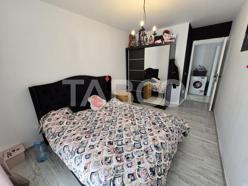 Apartament decomandat 3 camere 2 bai balcon lift City Residence Sibiu