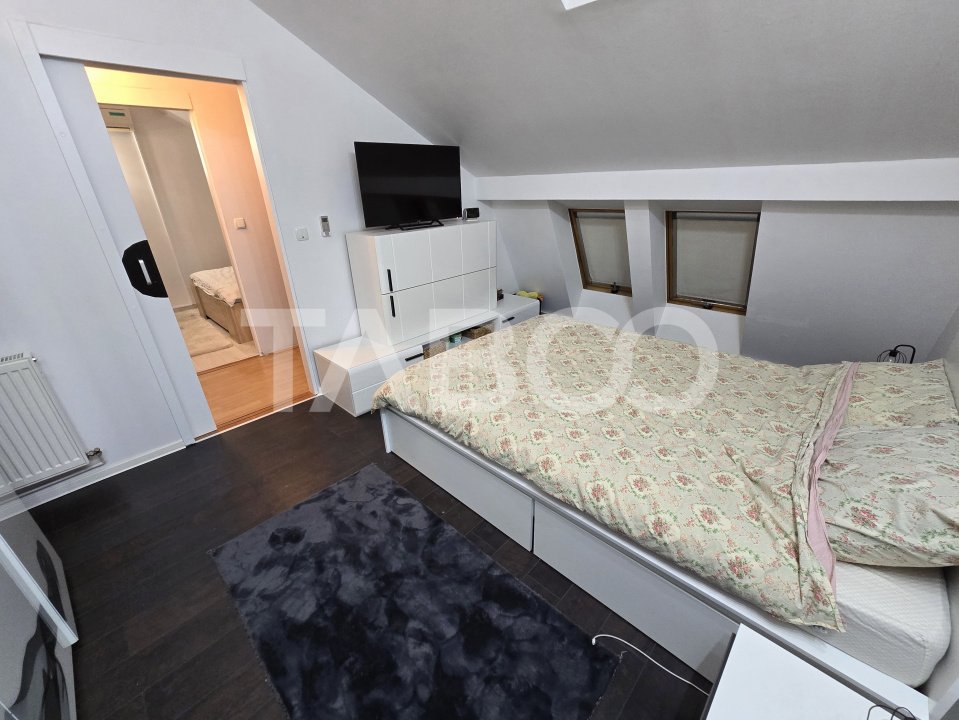 Apartament decomandat 3 camere 60 mpu 2 bai mobilat Vasile Aaron Sibiu
