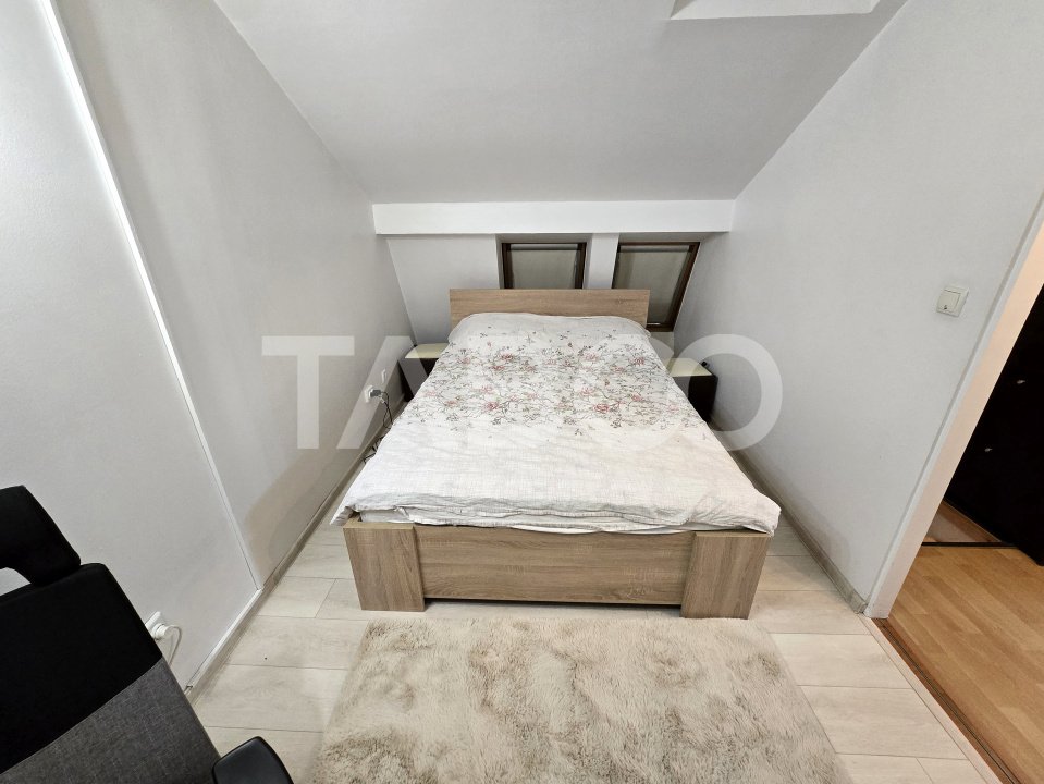 Apartament decomandat 3 camere 60 mpu 2 bai mobilat Vasile Aaron Sibiu