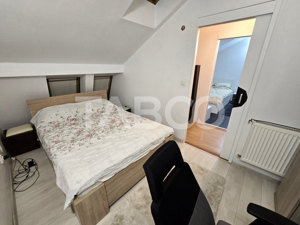 Apartament decomandat 3 camere 60 mpu 2 bai mobilat Vasile Aaron Sibiu