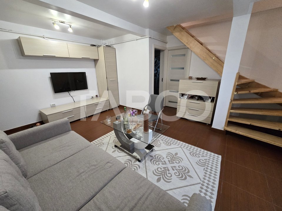 Apartament decomandat 3 camere 60 mpu 2 bai mobilat Vasile Aaron Sibiu in Sibiu - Oasa