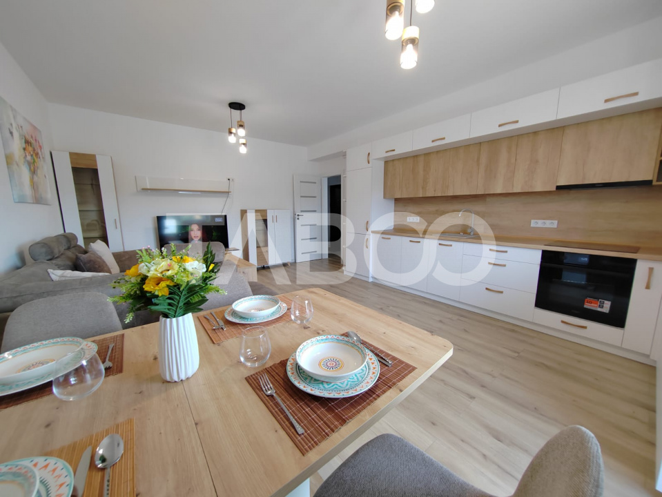 Apartament decomandat 3 camere 63 mpu balcon si 2 locuri parcare Sibiu
