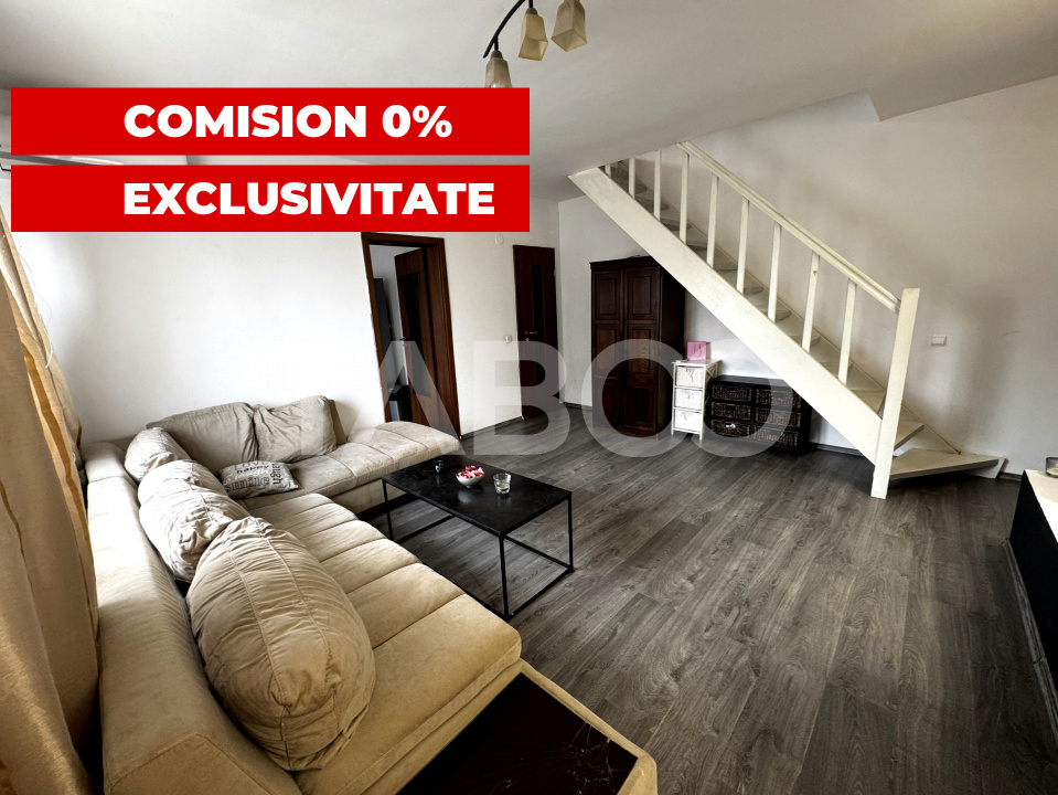 Apartament decomandat 3 camere 70 mpu balcon intabulat Cedonia Sibiu