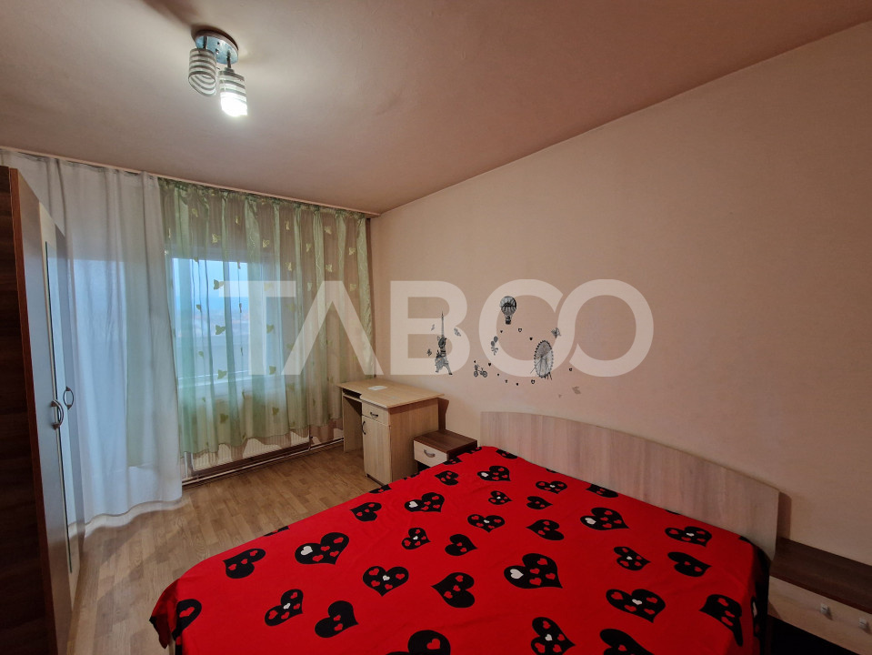 Apartament decomandat 3 camere 74 mpu 2 balcoane lift Terezian Sibiu