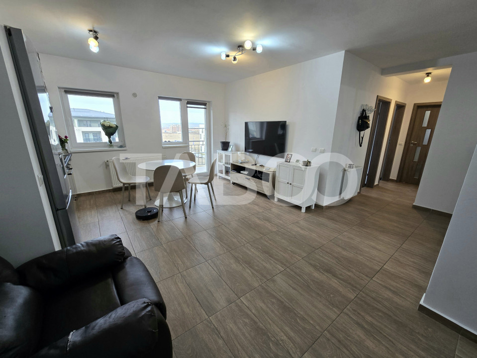 Apartament decomandat 3 camere balcon 12 mp parcare Turnisor Sibiu