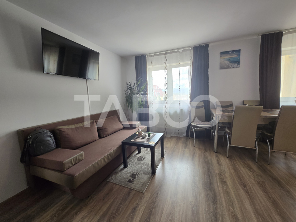 Apartament decomandat 3 camere de vanzare 78mp zona Vasile Aaron Sibiu