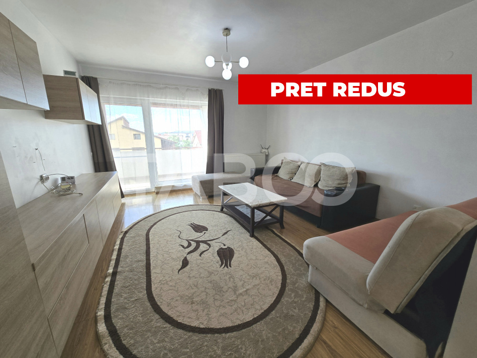 Apartament decomandat 3 camere etaj 2 terasa parcare Selimbar Sibiu