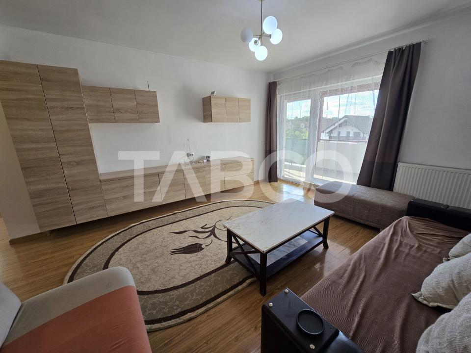 Apartament decomandat 3 camere etaj 2 terasa parcare Selimbar Sibiu