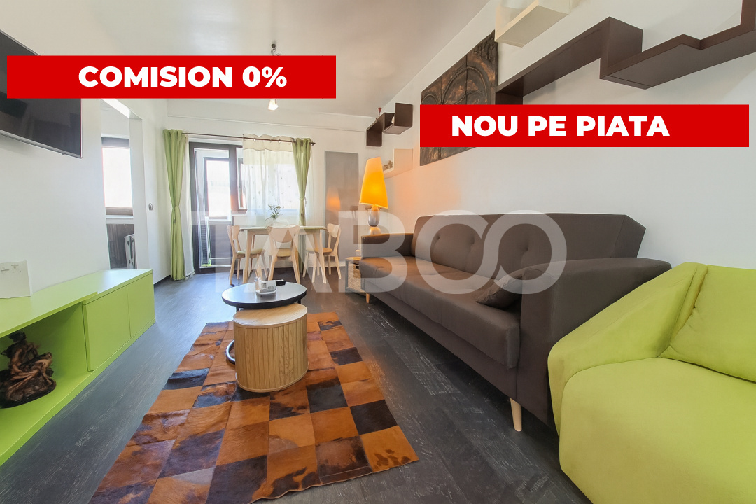 Apartament decomandat 3 camere loc de parcare pod cu echipamente sport in Sibiu - Daniel Renard