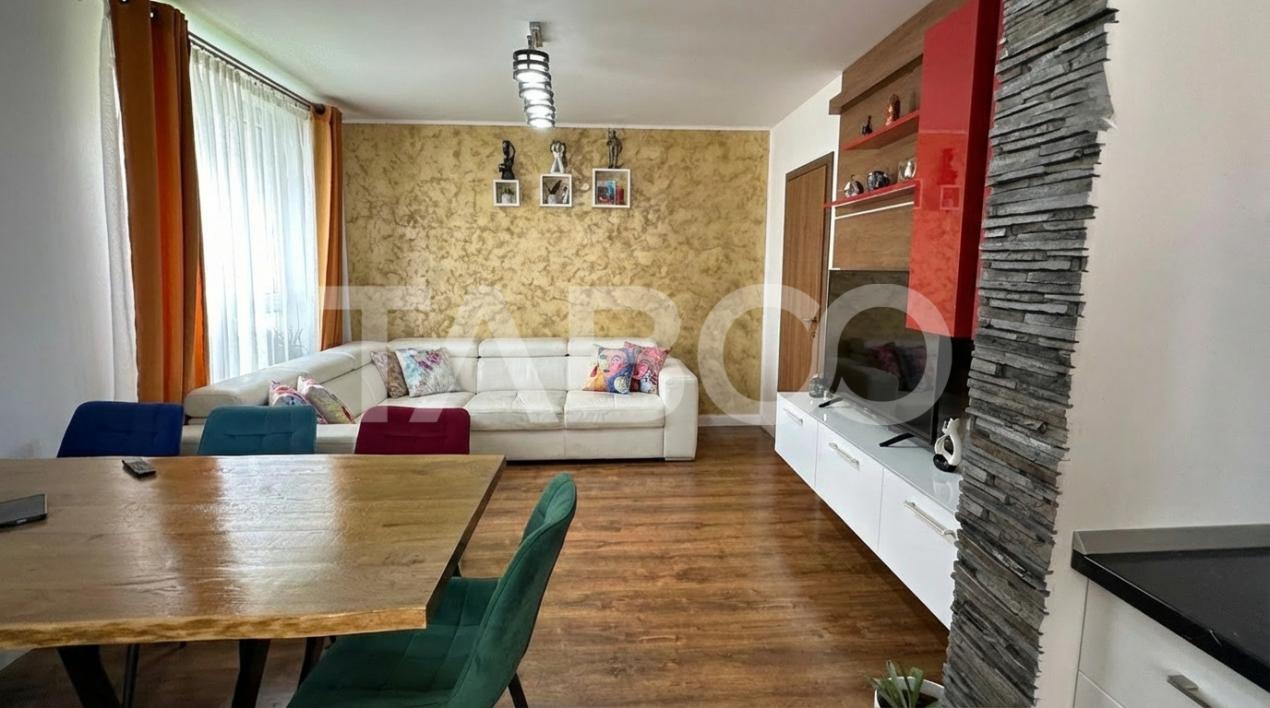 Apartament decomandat 3 camere mobilat utilat zona Arhitectilor Sibiu