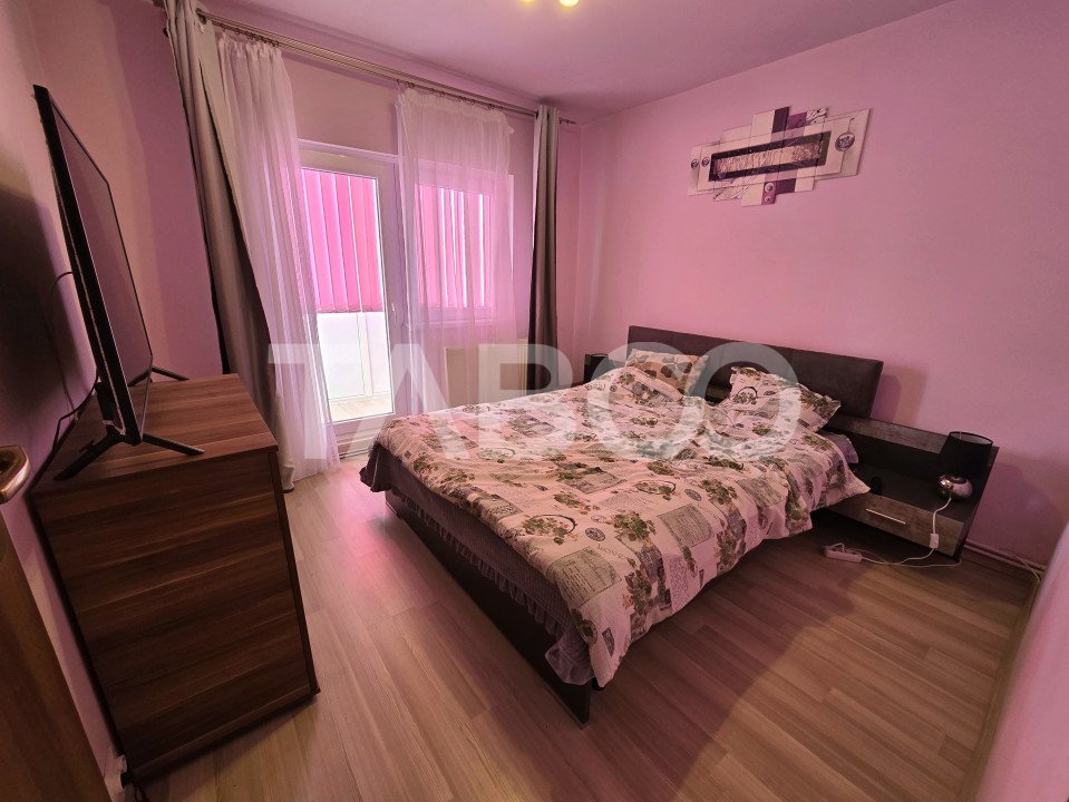 Apartament decomandat 3 camere pivnita balcon Valea Aurie Sibiu
