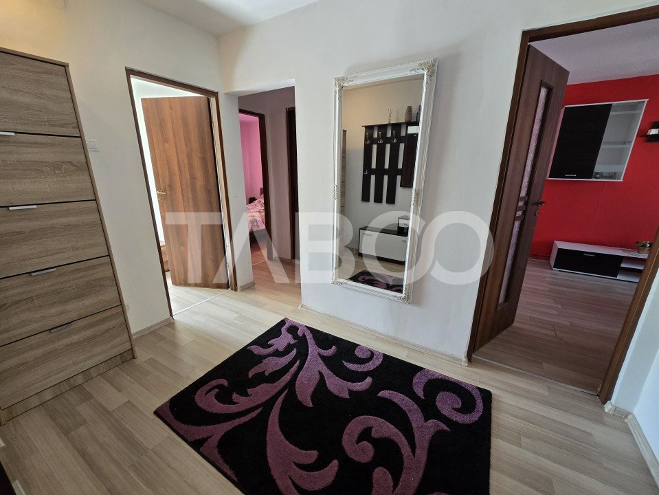 Apartament decomandat 3 camere pivnita balcon Valea Aurie Sibiu