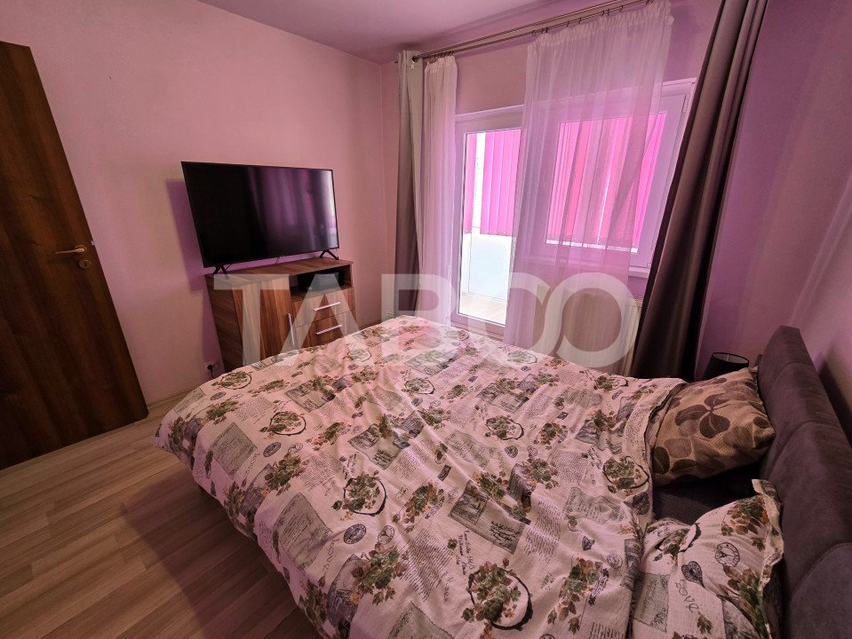 Apartament decomandat 3 camere pivnita balcon Valea Aurie Sibiu