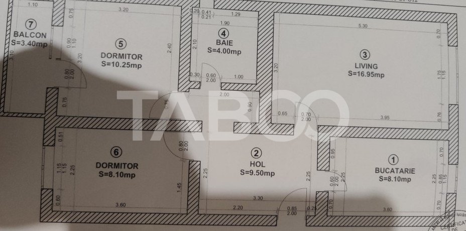Apartament decomandat 3 camere pivnita balcon Valea Aurie Sibiu