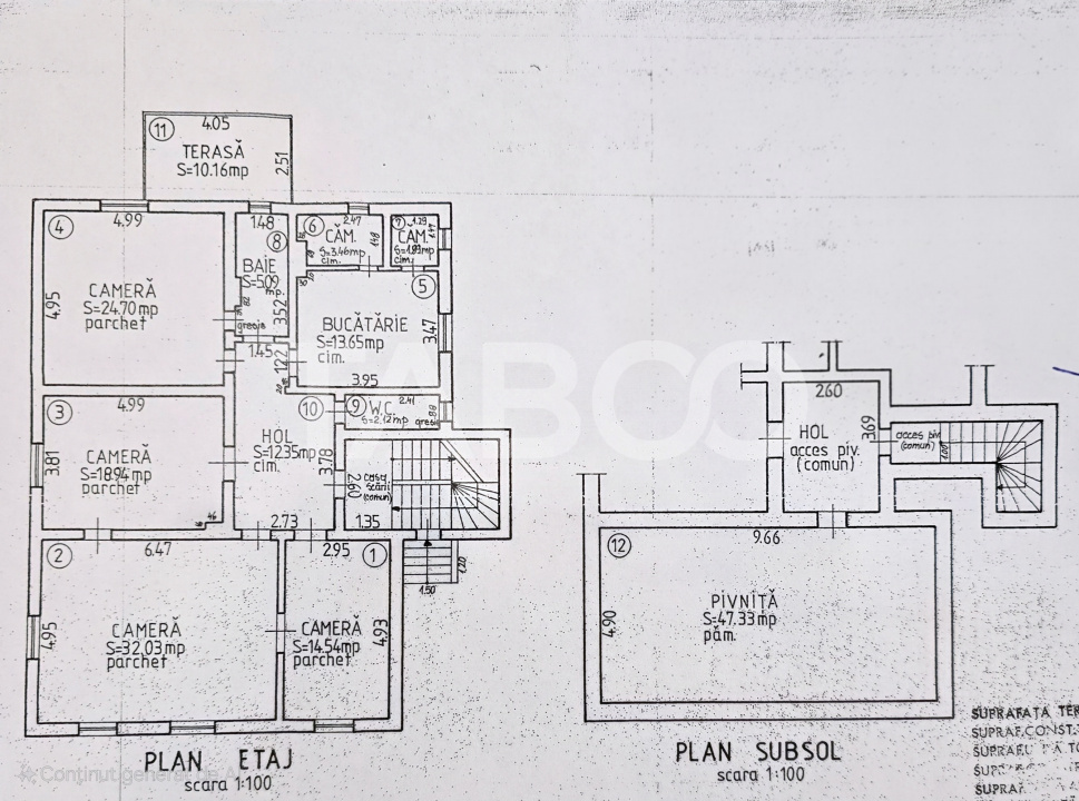 Apartament decomandat 4 camere 130mpu pivnita acces auto Orasul de Jos