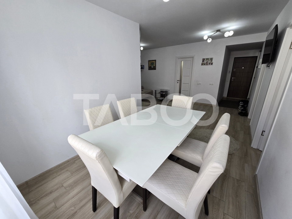 Apartament decomandat 66 utili 3 camere pivnita Turnisor Sibiu