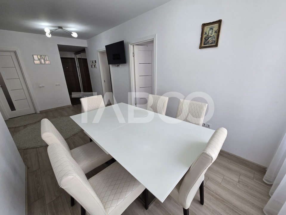 Apartament decomandat 66 utili 3 camere pivnita Turnisor Sibiu